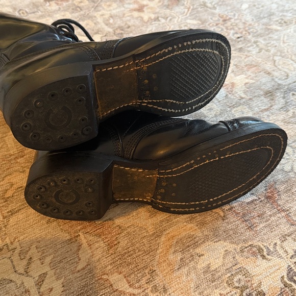 Corcoran Black Genuine Leather 10” Jump Boot Combat Motorcycle Grunge Size 8E - Picture 12 of 13